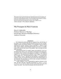 The Trumpets In Their Contexts