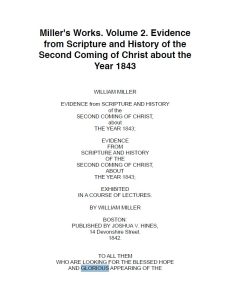 Evidence from Scripture and History of the Second Coming of Christ