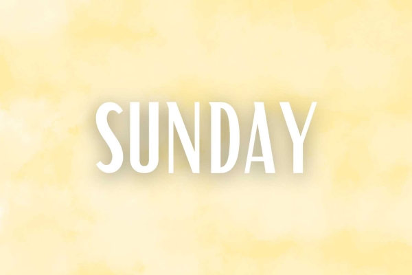 Why Sunday, Why Now?